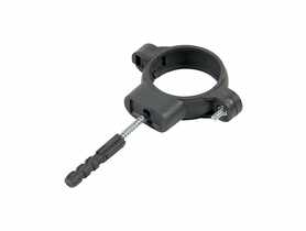 Uchwyt plastikowy do rur 50 mm szary TYCNER