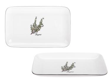 Zdjęcie: Półmisek Prowansja 25 cm z porcelany New Bone 81483 Thyme RAVI