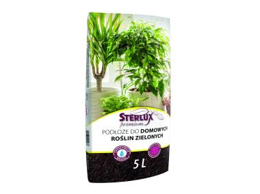 Zdjęcie: Podłoże do domowych roślin zielonych 5 L STERLUX PREMIUM