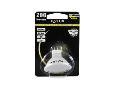 Zdjęcie: Żarówka LED 12V MR16 SMDWW 2,6 W PBT+CV POLUX