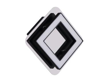 Zdjęcie: Oprawa ścienno-sufitowa SMD Led Lipsk 1D NW kolor chrom/czarny 5 W STRUHM