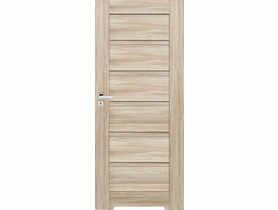 Drzwi wewnętrzne Arco 80 cm prawe białe 120 W03P Eco Top WC z podcinką wentylacyjną POL-SKONE