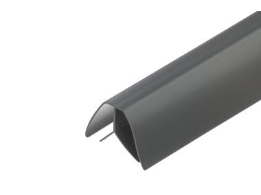 Zdjęcie: Listwa kątowa wewnętrzna do paneli ściennych PVC 3 m Grafitowa CEZAR