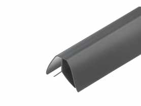 Listwa kątowa wewnętrzna do paneli ściennych PVC 3 m Grafitowa CEZAR