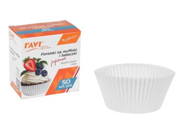 Zdjęcie: Foremki papierowe na muffinki i babeczki 50 sztuk SIMPLE SOLUTIONS