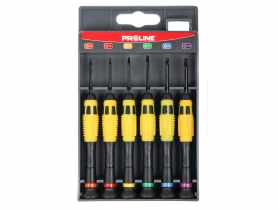 Wkrętaki zegarmistzowskie torx T4-T10 - 6 szt. PROLINE
