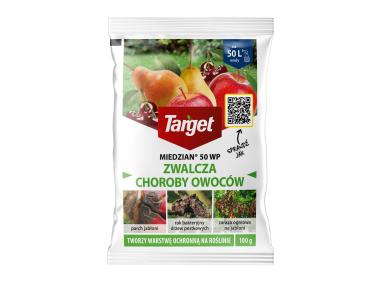 Zdjęcie: Środek na choroby grzybowe owoców Miedzian 50WP 0,1 kg TARGET
