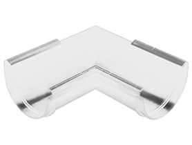 Narożnik wewnętrzny Kanion 130x90 mm biały WAVIN