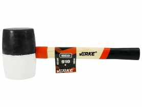Młotek gumowy trzonek drewniany 910 g VERKE