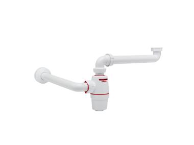 Zdjęcie: Syfon umywalkowy bez spustu Neo Air oszczędzający przestrzeń WIRQUIN SYFONY