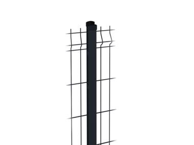Zdjęcie: Słupek Gamma 60x40 ocynk + ral 7016 długość 2,60 WIŚNIOWSKI