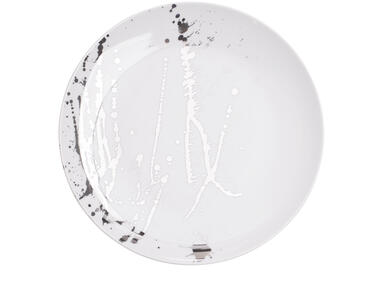 Zdjęcie: Talerz płytki Splendor 28 cm biały platyna KAROLINA