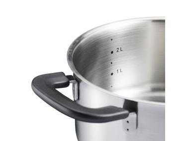 Zdjęcie: Garnek 3 L z pokrywką, stal nierdzewna FF FISKARS