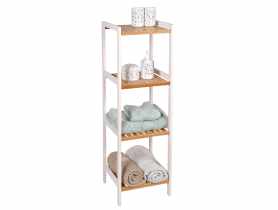 Regał Fiji drewno bambus/MDF 34x33x110 cm TS INTERIOR