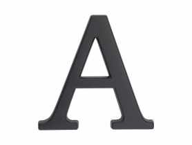 Litera aluminiowa "A" 105 mm grafit METRO