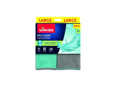 Zdjęcie: Ściereczka z mikrofibry z enzymami Pro Clean 2 szt. VILEDA