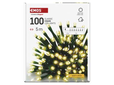 Zdjęcie: Lampki choinkowe 100 LED 5 m IP20 WW EMOS