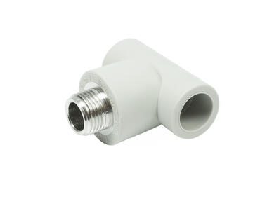 Zdjęcie: Trójnik PP 20 mm x 1/2 x 20 mm gwint zewnętrzny TYCNER