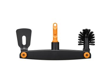 Zdjęcie: Szczotka i skrobak do czyszczenia rynien, głowica One Click FISKARS