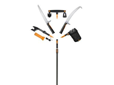 Zdjęcie: Szczotka i skrobak do czyszczenia rynien, głowica One Click FISKARS