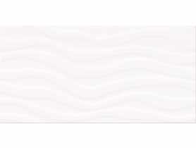 Płytka ścienna ps501 white wave glossy structure 29,7x60 cm CERSANIT