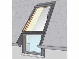 Kołnierz do okien kolankowych EFS 0012 płaski, 78x140 cm VELUX