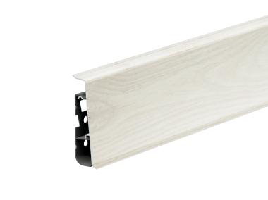 Zdjęcie: Listwa przypodłogowa PVC Hi Line Prestige 2,2x7,5 cm 2,50 m Dąb Aspen Mat CEZAR