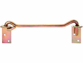 Hak okienny z płytką ocynk 200x8 mm ALBERTS