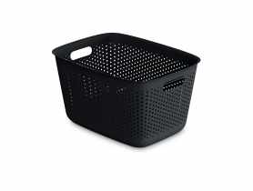 Pojemnik 39x29x22 cm 17 L czarny 5550 Openstore ORPLAST