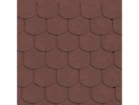 Gont bitumiczny Patio Karpiówka czerwony MATIZOL