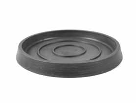Podstawka pod doniczkę 15x15x1,5 cm szara TIN TOURS