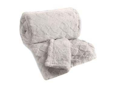 Zdjęcie: Koc Nancy 150x200 cm srebrny EUROFIRANY