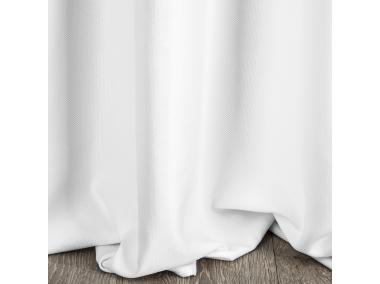 Zdjęcie: Zasłona Aggie 140x250 cm biała na przelotkach EUROFIRANY