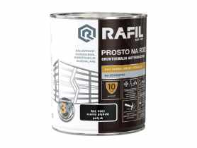 Gruntoemalia prosto na rdzę połysk RAL9005 0,75L RAFIL