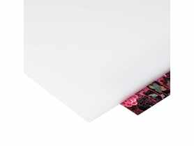 Szkło z polistyrenu, płyta gładka mleczna 50x100 cm ROBELIT