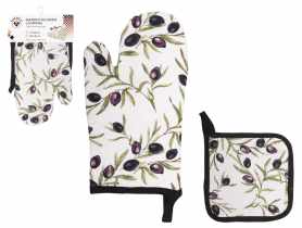 Rękawica kuchenna z podkładką Nicole Collection  62301 RAVI