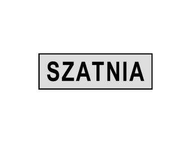 Zdjęcie: Oznaczenie "Szatnia" 8x22 cm folia METRO