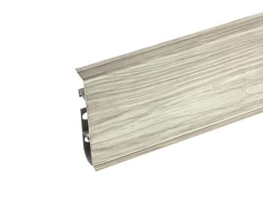 Zdjęcie: Listwa przypodłogowa PVC Hi Line Prestige 2,2x7,5 cm 2,50 m Dąb Beżowy Haras Mat CEZAR