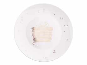 Talerz deserowy Golden Christmas 20 cm ALTOMDESIGN