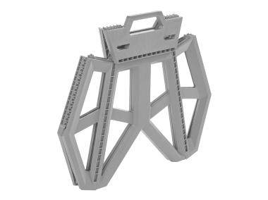 Zdjęcie: Krzesło turystyczne składane Tom szary KEEEPER