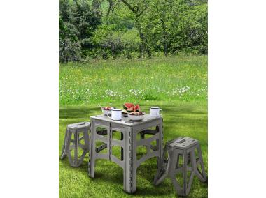 Zdjęcie: Krzesło turystyczne składane Tom szary KEEEPER