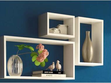 Zdjęcie: Półka modułowa prostokątna FRS 1 wenge 600x380x170 mm VELANO