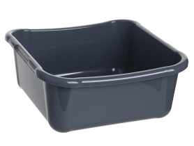 Miska kwadratowa 12 L ciemnoszary FLORINA