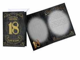 Karnet PR-102 Osiemnastka - 18, cyfry KUKARTKA