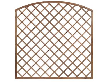 Zdjęcie: Kratka diagonalna Pia R34 z łukiem 180x180 cm brąz SOBEX