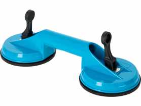 Uchwyt - przyssawka do szyb 2x120 mm, udźwig 80 kg MEGA