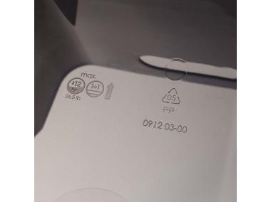 Zdjęcie: Pojemnik lifestyle-box 20 L lotta crystal grey transparent KEEEPER