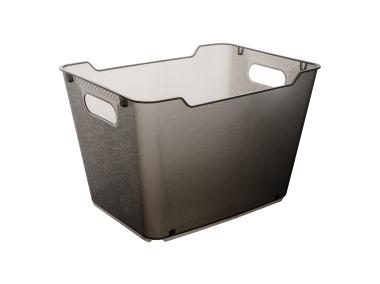 Zdjęcie: Pojemnik lifestyle-box 20 L lotta crystal grey transparent KEEEPER