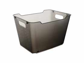 Pojemnik lifestyle-box 20 L lotta crystal grey transparent KEEEPER