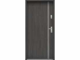 Drzwi wejściowe do mieszkań Bastion A-37 Wenge deska 90 cm lewe ODP KR CENTER